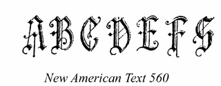 hand engraving letter styles